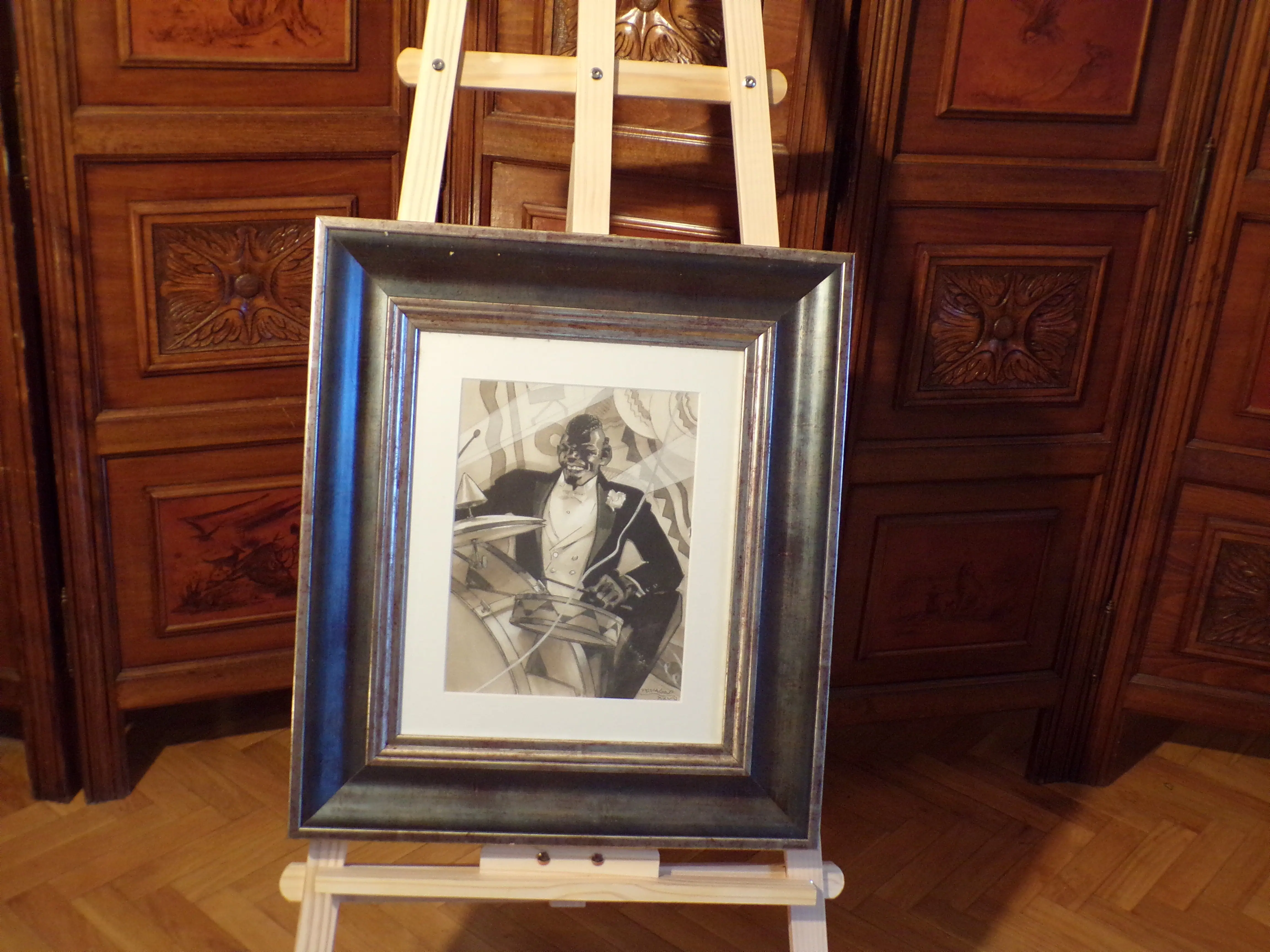 Baterista Art Déco por Penagos